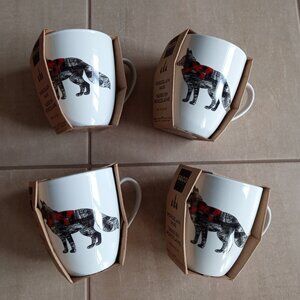 Holiday Themed Mugs - set of 4